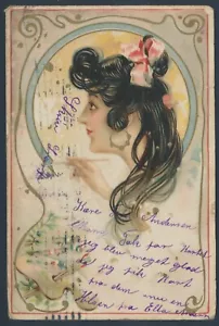 DINAMARCA. Retrato de una dama (PC171) - Imagen 1 de 2