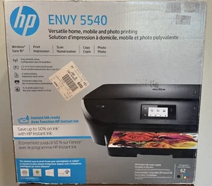 HP ENVY 5540 All-in-One Inkjet Printer Brand New Factory Sealed - Picture 1 of 7