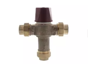 Watts Lead Free HydroGaurd (LFLM490) - 1-1/2" Thermostatic Tempering Valve - Picture 1 of 7
