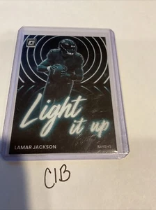 2022 Panini Donruss Optic - Light It Up #LU-1 Lamar Jackson - Picture 1 of 3