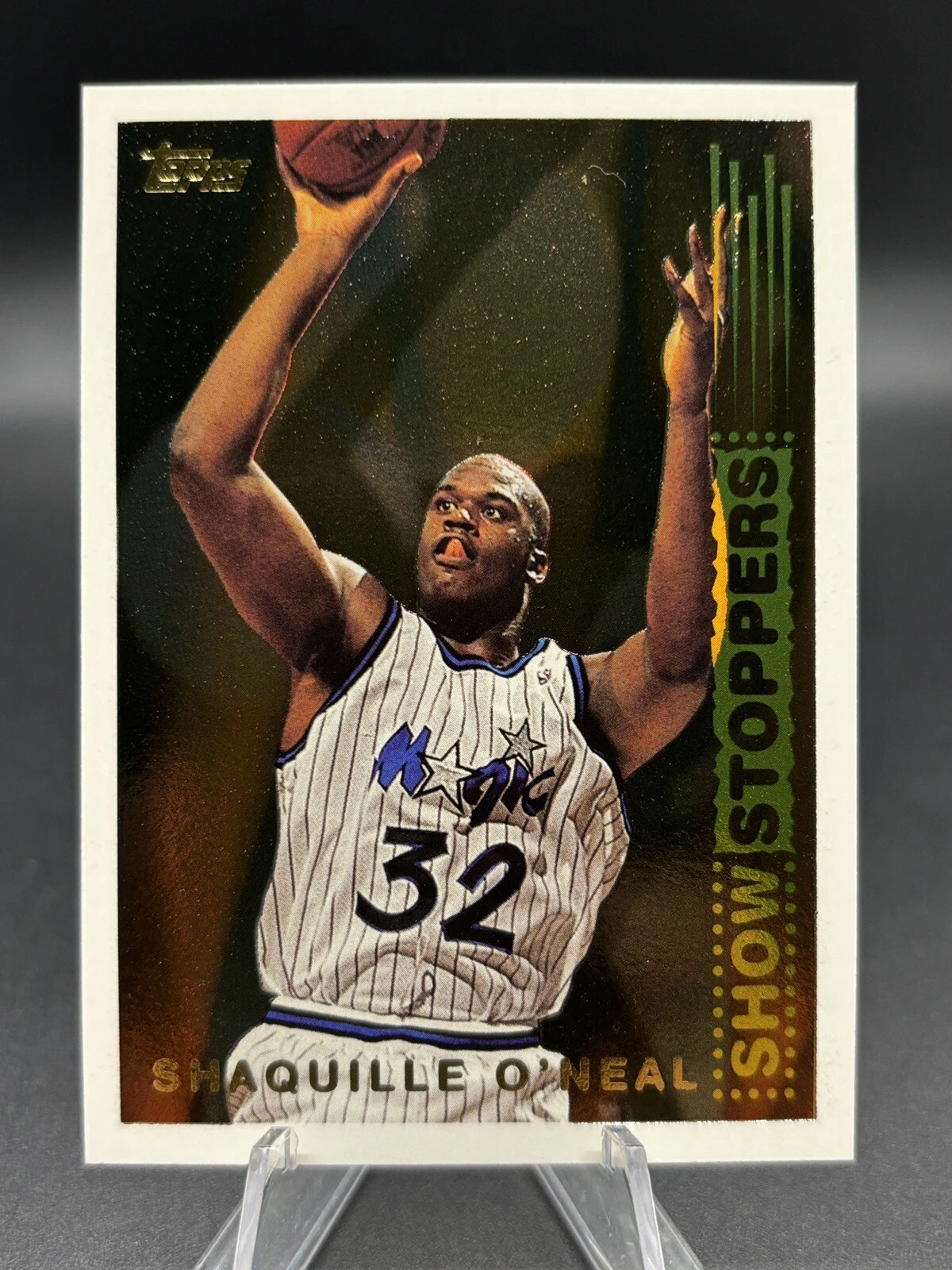 1995-96 Topps Show Stoppers #SS7 Shaquille O'Neal Orlando Magic
