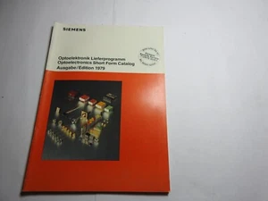 Siemens  Optoelektronik Lieferprogramm 1979 - Picture 1 of 1