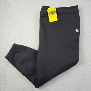 Carhartt Fleece Jogger Womens 3XL XXL Black Relaxed Fit Midweight Sweatpants NWT - Picture 1 of 12