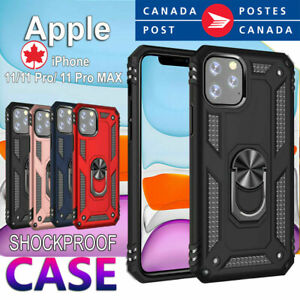 For iPhone 14 13 12 11 Pro Max XS SE X XR 7 8 Plus Ring Stand Case Rugged Cover