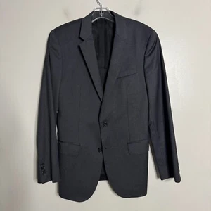 Hugo Boss Men's 36R Suit Blazer Jacket Gray Wool 2-Button Super 120s - Picture 1 of 10