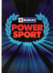Suzuki GB 1985 Range sales brochure - RG500 Gamma RG250 RG125 GSXR750 GSX750ES - Picture 1 of 3