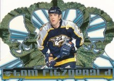 1998-99 Crown Royale #74 TOM FITZGERALD - Nashville Predators