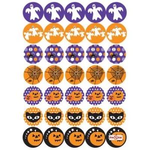 30 x vorgeschnittene Halloween Cupcake Topper/Deko essbar Oblatenpapier *vorgeschnitten* - Bild 1 von 4
