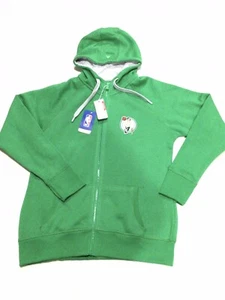 Womans NBA Boston Celtics Green Full Zipper Hoodie Jacket Lg - Picture 1 of 4