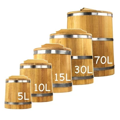 HANDGEFERTIGT Olla de chucrut de roble, barril de inserción, conservas de verduras, cuba