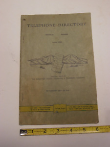 TELEPHONE BOOK 1956 DOUGLAS - GLENCO WYOMING-MOUNTIAN STATES CO.
