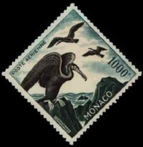Timbre de Monaco Poste aérienne PA N° 58 Neuf ** MNH dentelé 11 - Imagen 1 de 1