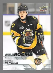 Michael Renwick Upper Deck CHL Star Rookie 2018-19 - Hamilton Bulldogs - Imagen 1 de 1