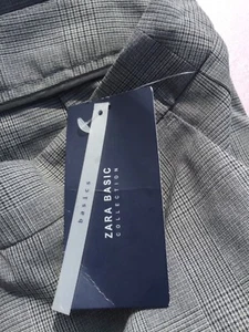 Pantalone elegante uomo grigio ZARA taglia 10 nuovo. - Foto 1 di 12