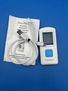 Portable ECG EKG Machine with USB, Heart Beat Monitor, Bluetooth, LCD - Picture 1 of 4