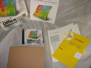 Microsoft Office 2000 Standard for Windows 95/98 CD-ROM + Box & Inserts - Picture 1 of 4