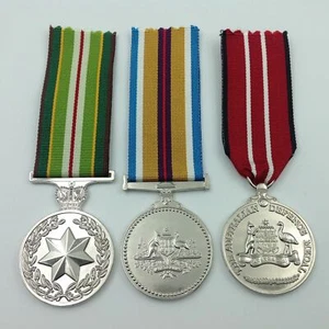 AUSTRALIAN AFGHANISTAN MEDAL TRIO GROUP | AASM | ADM | ICAT | ANZAC | COMBAT - Picture 1 of 2