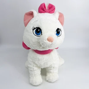DISNEY JUST PLAY 11" ARISTOCATS MARIE WHITE W.PINK BOW STUFFED ANIMAL PLUSH-CATS - Picture 1 of 12
