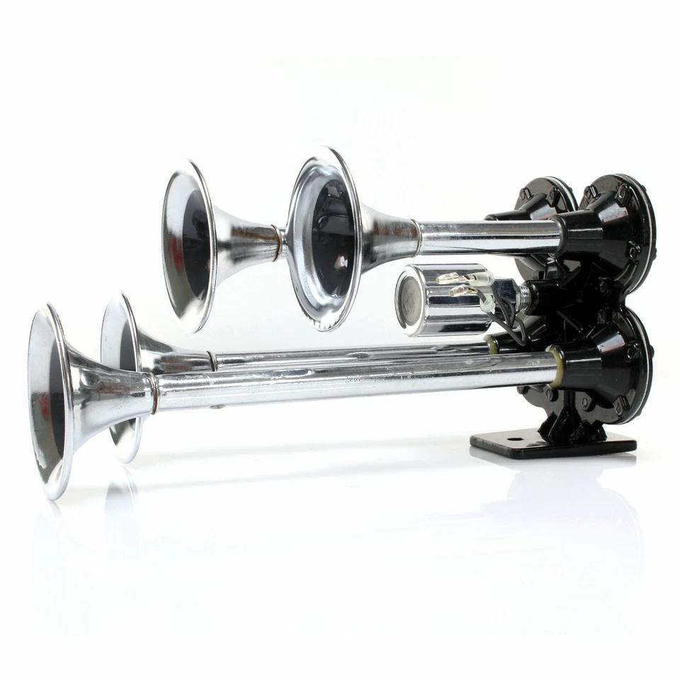 Habanero 4 Trumpet High Output Train Horn with Valve trigger horns TRGH166  - Image 1 of 4