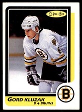 1986-87 O-Pee-Chee Gord Kluzak #54