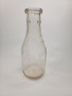 Vintage 1Qt Clear Glass Milk Bottle St. Louis Dairy Co. Glass Has Pink Tinge