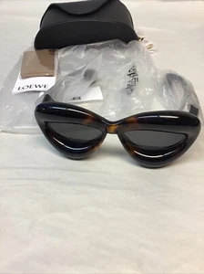 Loewe LW40097I Polarized Sunglasses 52A 55-16-145 3H Inflated Cat-eyed Tortoise - Picture 1 of 11