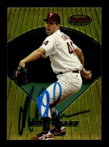 1996 Bowman's Best #43 Mike Grace HAND SIGNED AUTO - Picture 1 of 2