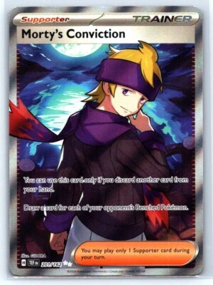 Morty's Conviction 201/162 Sv05: Temporal Forces Holo NM - Image 1 of 2