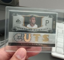 2007 sp legendary cuts Roberto Clemente Jersey Bat 36/125