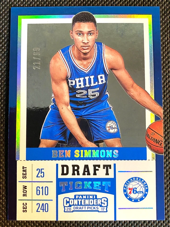 2017 Panini Contenders Draft Picks Season Variation Ticket /99 Ben Simmons H396 - Image 1 of 2