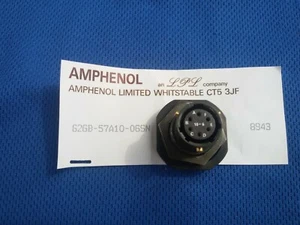 AMPHENOL 62GB-57A10-06SN Circular MIL Spec Connector 6SN Size 10 - Picture 1 of 6