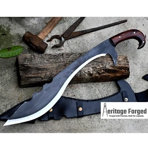 KOPIS MACHETE/ 20 inches Long Blade hand forged custom machete/Tactical/Combat - Picture 1 of 11