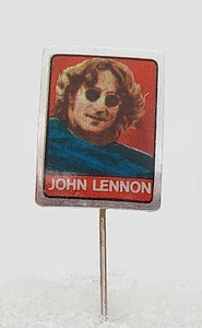 JOHN LENNON - The BEATLES - old vintage metal pin, badge, lapel ! - Picture 1 of 2
