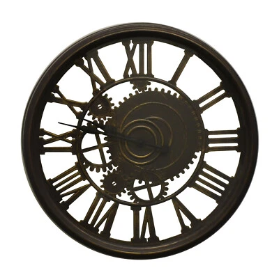 Reloj de Pared Estilo Steampunk Esqueleto con Números Romanos Foto 1 de 2
