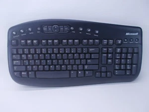 Microsoft Wireless Multi-Media Keyboard 1.1 1014 WUR0445 Keyboard - Picture 1 of 11