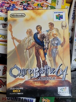 Ogre Battle 64 (1999) Brand New Factory Boxed Japan Nintendo 64 N64 Import - Image 1 of 4