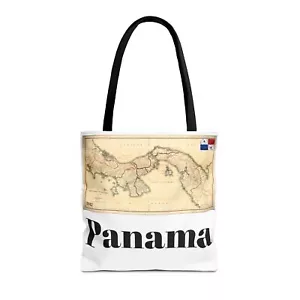 Vintage Panama Map from 1912 Tote Bag - Picture 1 of 49