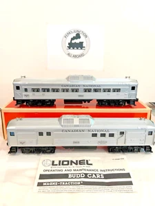 LIONEL 6-18306 #1 CANADIAN NATIONAL COMMUTER BUDD-NONPWR 2-CAR SET BLT-92 LKN-OB - Picture 1 of 7