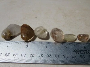 214 TROMMELRUTILQUARZ. ZU SCHMUCK, FACETTE ODER METAPHYSISCH MACHEN - Bild 1 von 3