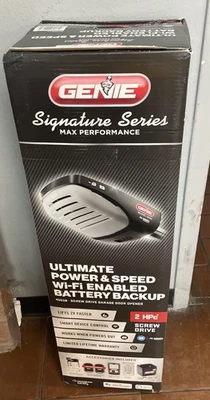 Genie Premium Screw Drive 2 HPc Smart Garage Door Opener - NEW - Image 1 of 4