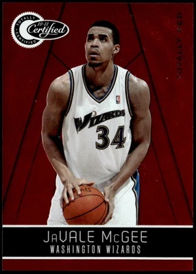 Panini 2010-11 totalmente certificado #148 JaVale McGee totalmente rojo #/499 E1 Foto 1 de 2