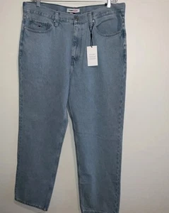 TOMMY HILFIGER SKATER JEAN BAGGY LIGHT WASH SIZE 36X32 NWT - Picture 1 of 15