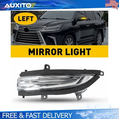 For Lexus LX570 GX460 2010-2023 LH Driver Mirror Turn Signal Lamp Light - Image 1 of 4