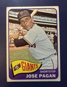 1965 TOPPS HIGH# 575 JOSE PAGAN SAN FRANCISCO GIANTS SHORTSTOP *FREE SHIPPING* - Picture 1 of 2