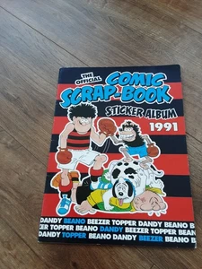 The Official Comic Scrap Book Sticker Album 1991 - Picture 1 of 4