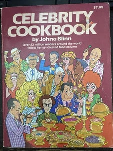 Celebrity Cookbook par Johna Blinn, 1981 Dolly Parton, Lucy, Bob Hope livraison gratuite - Photo 1/7