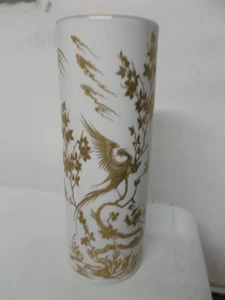 Hutschenreuther Vase - asiatisch weiß gold - Bild 1 von 4