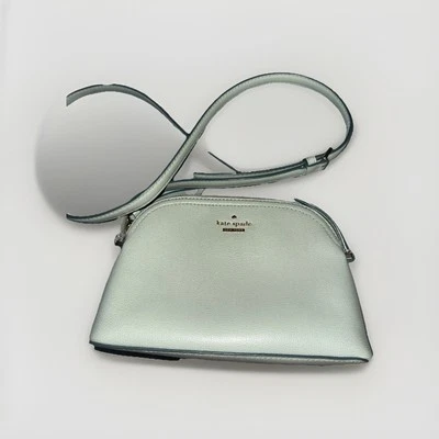 Kate Spade Hanna Southport Avenue 斜挎包,正品荔枝纹皮革 — 第 1/4 张图片