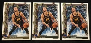 Lote de 3 2025-26 Topps Holiday Basketball #H106 Stephen Curry GS Warriors - Imagen 1 de 8