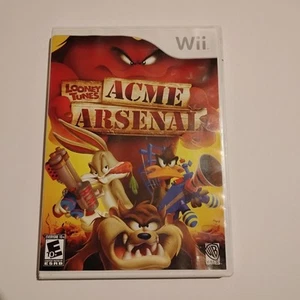 Looney Tunes Acme Arsenal Nintendo Wii, 2007 libro perdido clasificación E10+ - Imagen 1 de 4